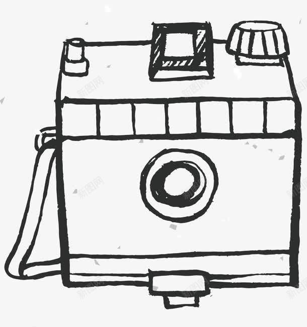 复古相机包png免抠素材_新图网 https://ixintu.com 复古方形相机包