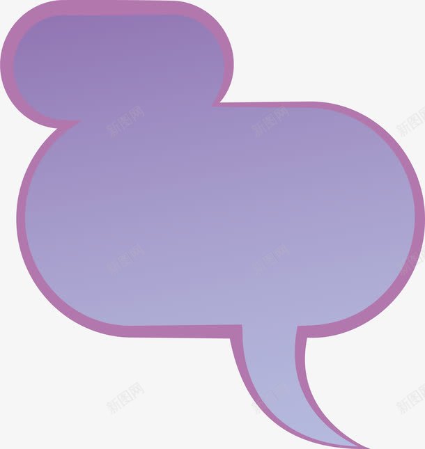 紫色渐变色气泡png免抠素材_新图网 https://ixintu.com 促销气泡 对话气泡 气泡 渐变色 矢量png 紫色气泡