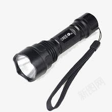 手电筒png免抠素材_新图网 https://ixintu.com 工具 手电筒 简约 黑色