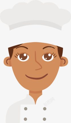 星级厨师白色帽子的厨师高清图片