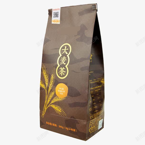 大麦茶包装袋png免抠素材_新图网 https://ixintu.com 大麦茶 海报素材 纸袋包装 茶品