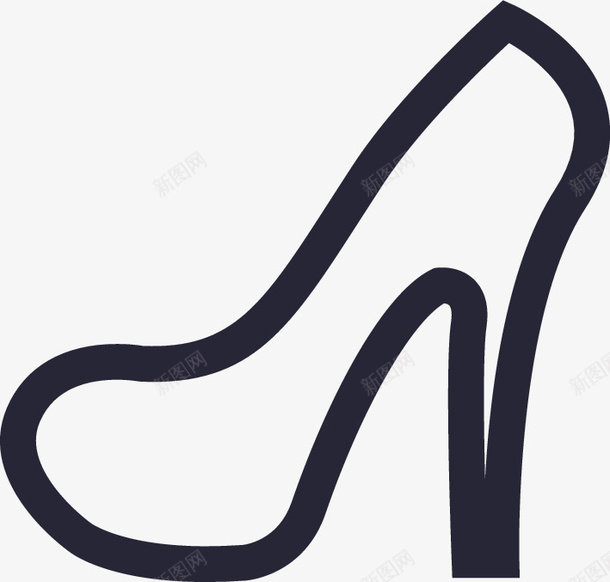 女鞋矢量图图标eps_新图网 https://ixintu.com 女鞋 矢量图