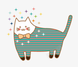 猫png免抠素材_新图网 https://ixintu.com 动漫 卡通 可爱 横条 猫