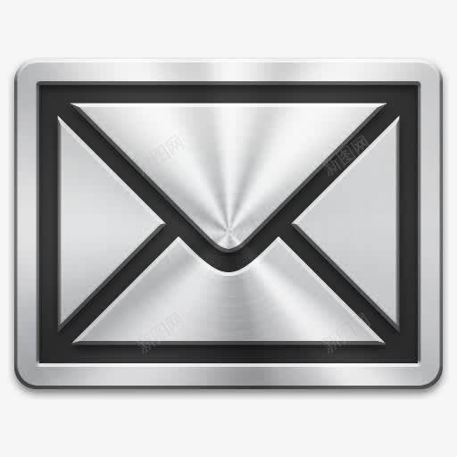 邮件金属拉丝的图标png_新图网 https://ixintu.com mail 邮件