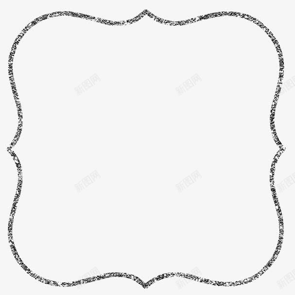 线条画框png免抠素材_新图网 https://ixintu.com 画框 细线 边线 黑线