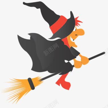 女巫扫帚halloweenicons图标图标
