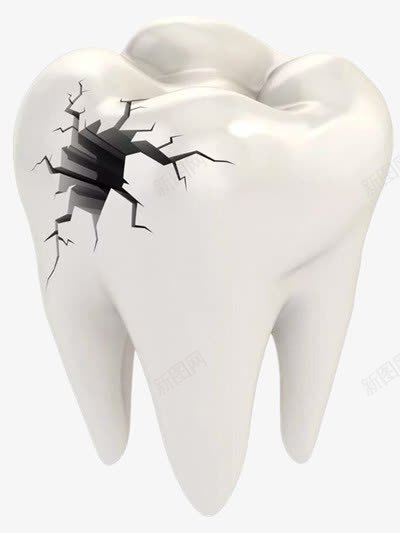 3D牙齿png免抠素材_新图网 https://ixintu.com 创意 医疗 白色