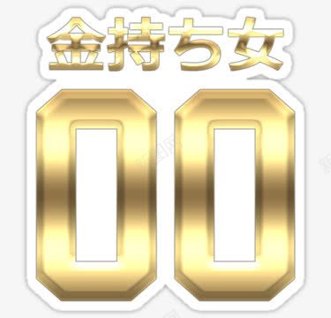 金色的零零png免抠素材_新图网 https://ixintu.com 数字 艺术字 金色