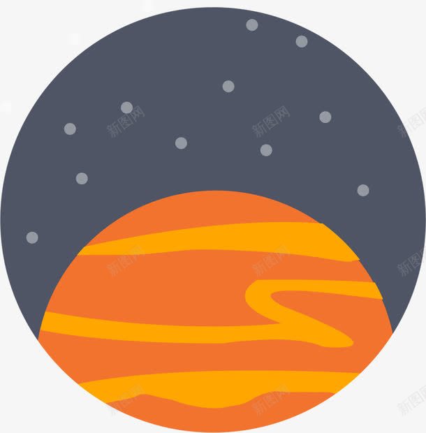 火星ColorFlaticons图标png_新图网 https://ixintu.com Mars 火星