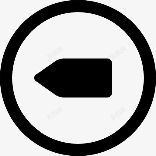 左箭头的圆形按钮图标png_新图网 https://ixintu.com metrize 圆形按钮 填充 左 左箭头 按钮 标志 箭头