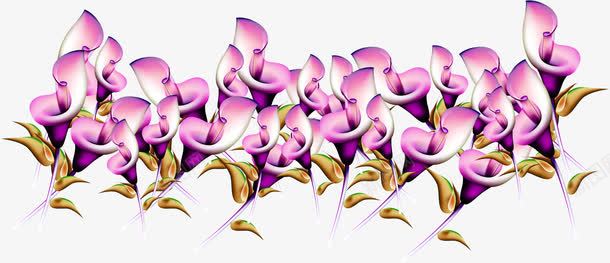 紫色手绘唯美浪漫花朵png免抠素材_新图网 https://ixintu.com 浪漫 紫色 花朵