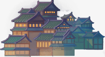 中国风手绘游戏图标图标