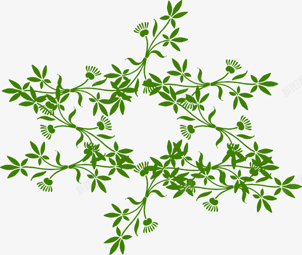 绘制春天里的绿色枝条psd免抠素材_新图网 https://ixintu.com 春天 枝条 绘制 绿色