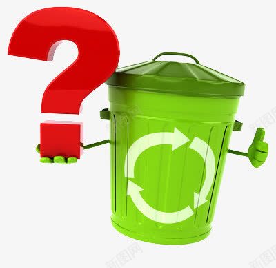 回收垃圾桶png免抠素材_新图网 https://ixintu.com 红色 绿色 问题