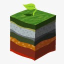 地球草层土壤梦幻般的梦png免抠素材_新图网 https://ixintu.com Earth grass layers soil 土壤 地球 层 草