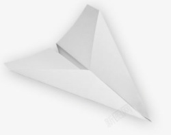 白纸飞机实物素材