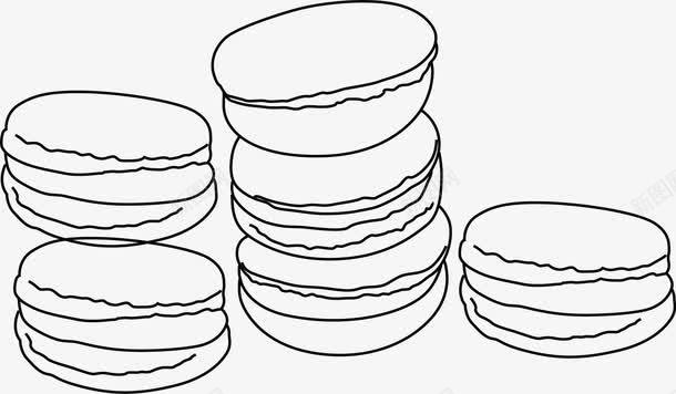 手绘餐饮矢量图eps免抠素材_新图网 https://ixintu.com 椹 绾跨 矢量图