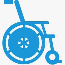 轮椅蓝色图标png_新图网 https://ixintu.com blue wheelchair 蓝色的 轮椅