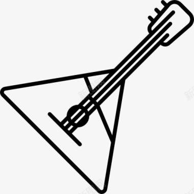 俄罗斯三角琴图标图标