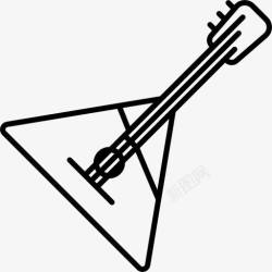 三角琴俄罗斯三角琴图标高清图片