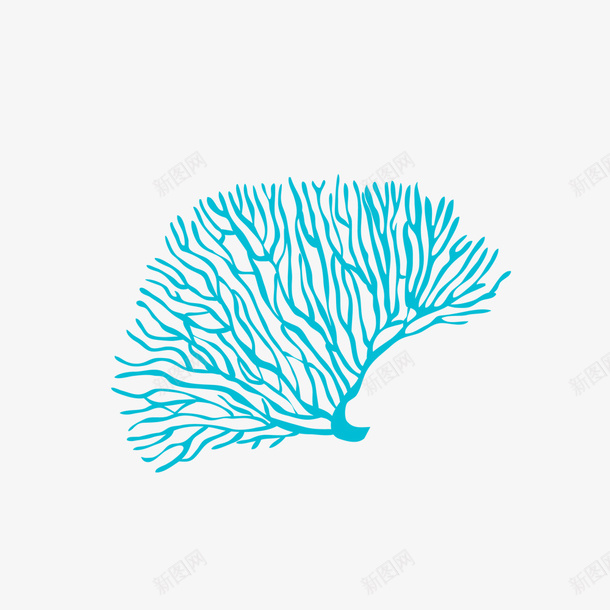 卡通唯美珊瑚装饰png免抠素材_新图网 https://ixintu.com 卡通珊瑚 卡通简约珊瑚 唯美小清新珊瑚 广告设计 海报设计 海洋珊瑚