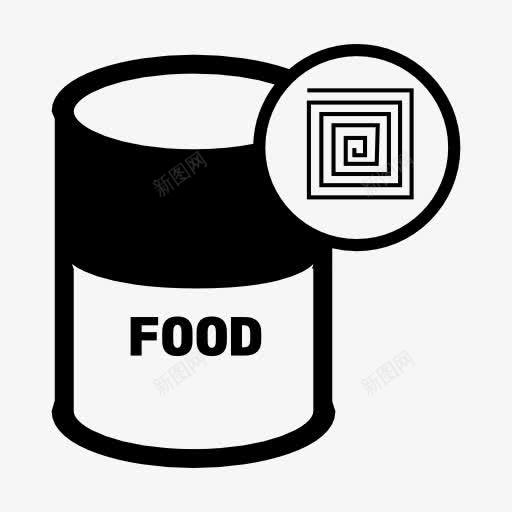 食品图标png_新图网 https://ixintu.com food 圆筒 圆筒形状 线路设计 食品 食品图标设计