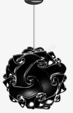 黑色的吊顶创意吊顶灯高清图片