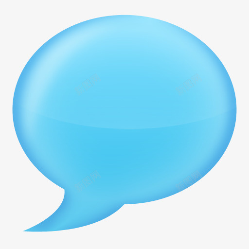 聊天一些很酷的蓝色图标png_新图网 https://ixintu.com chat 聊天