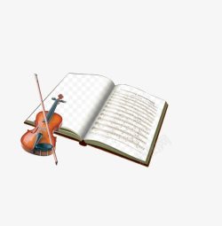小提琴和乐谱素材