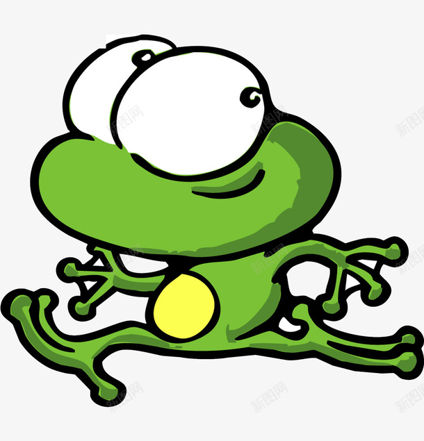 卡通青蛙png免抠素材_新图网 https://ixintu.com 动物 卡通青蛙 青蛙 青蛙儿童画