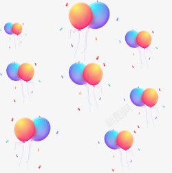 庆祝六一的气球素材