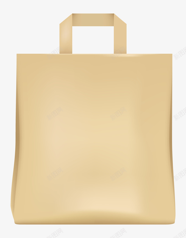 手绘创意简单纸袋子png免抠素材_新图网 https://ixintu.com 创意图 可爱 彩色图 手绘图 简单的 纸袋子