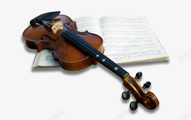 小提琴和琴谱png免抠素材_新图网 https://ixintu.com 免抠素材 免费下载 小提琴素材 音乐素材