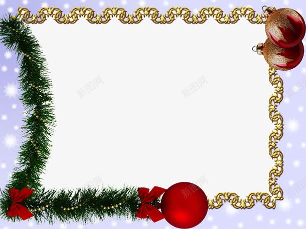 圣诞节02png免抠素材_新图网 https://ixintu.com 圣诞 纹理 边框