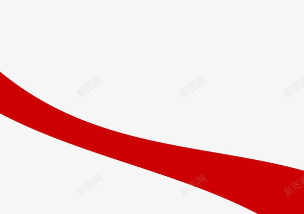 红色飘带背景装饰png免抠素材_新图网 https://ixintu.com 几何形 红色 背景装饰 飘带