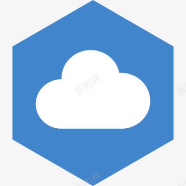 CloudApp六角媒体社会M图标图标