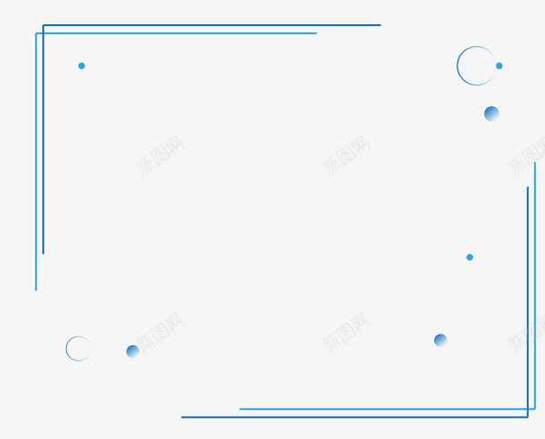深蓝科技风线框科技感未来感png免抠素材_新图网 https://ixintu.com 未来感 科技感 科技风 线框