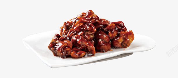 红色排骨食物png免抠素材_新图网 https://ixintu.com 排骨 红色 食物