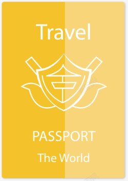 旅行护照素材