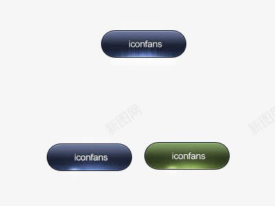 磨砂按钮图标png_新图网 https://ixintu.com UI 按钮 磨砂