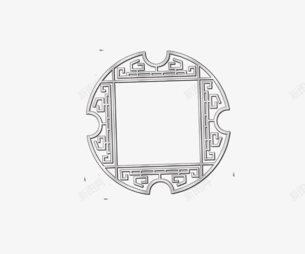 唯美中国风复古花纹png免抠素材_新图网 https://ixintu.com 中国风 唯美 唯美中国风复古花纹 复古 底纹 花纹 边框