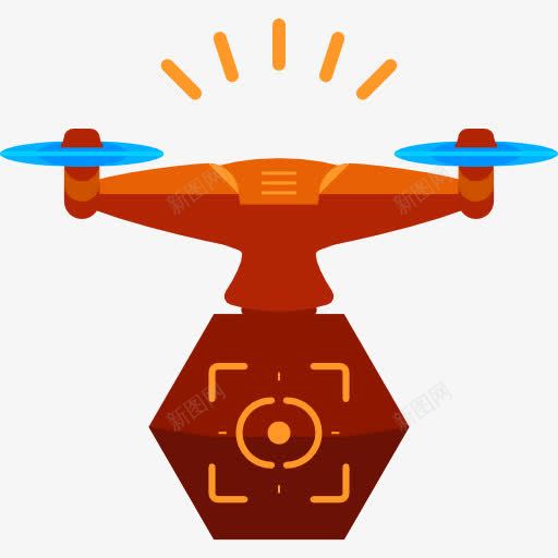 无人机元素png免抠素材_新图网 https://ixintu.com 卡通无人机 卡通飞机 无人机演出 玩具元素 飞机素材