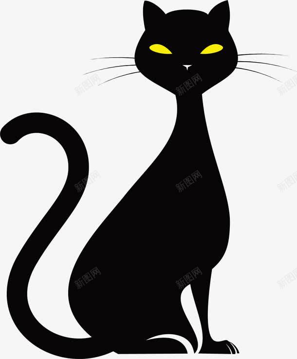 黑猫png免抠素材_新图网 https://ixintu.com 动物 高清
