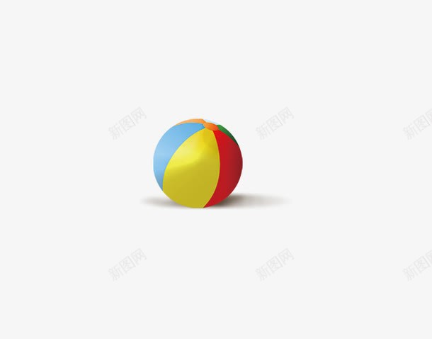 一个彩色的皮球png免抠素材_新图网 https://ixintu.com 一个 彩色 手绘 皮球