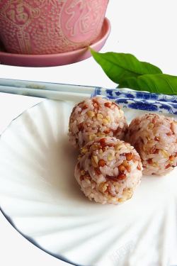 粗粮饭素材