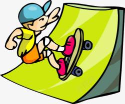 滑板动作玩滑板的男生高清图片