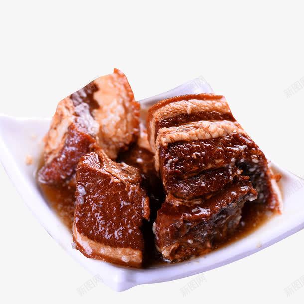 红烧猪肉png免抠素材_新图网 https://ixintu.com 产品实物 烧猪肉 红烧猪肉 美食
