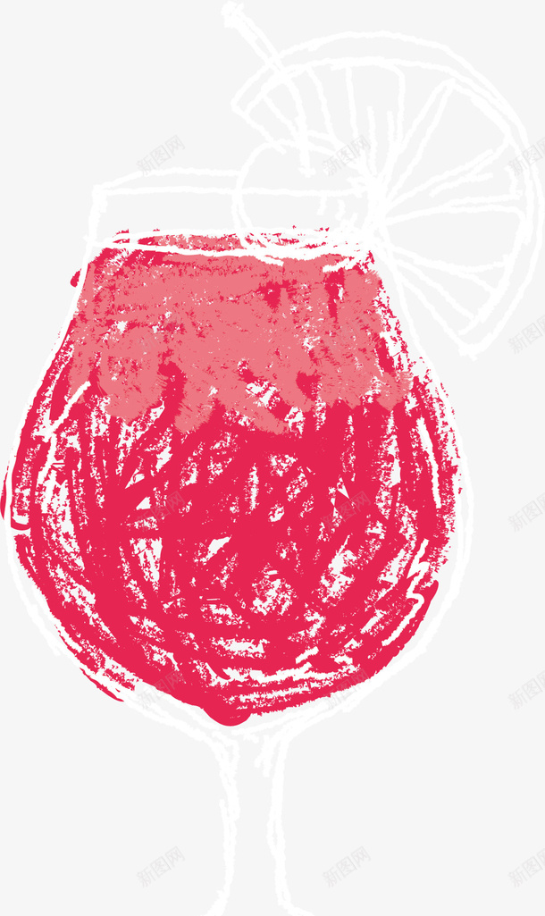 红色饮料杯子矢量图ai免抠素材_新图网 https://ixintu.com 创意 卡通 可爱 彩色的 手绘的 矢量的 红色 饮料 矢量图