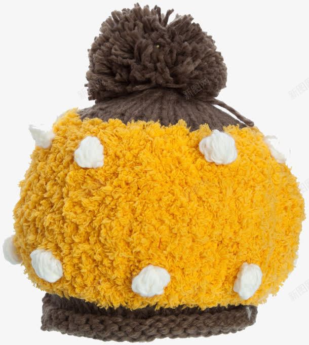 黄色针织帽png免抠素材_新图网 https://ixintu.com 产品实物 保暖 时尚 防寒