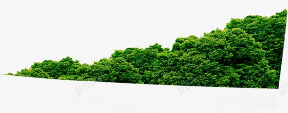 绿色大山植物装饰png免抠素材_新图网 https://ixintu.com 大山 植物 绿色 装饰